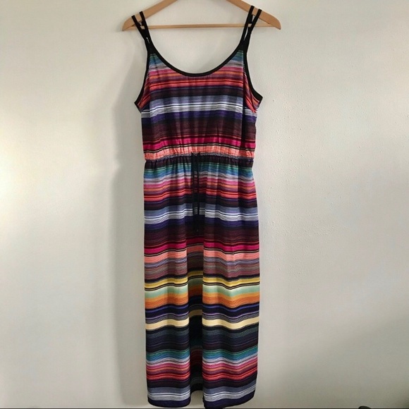 Athleta rainbow-striped summer dress - Picture 2 of 8